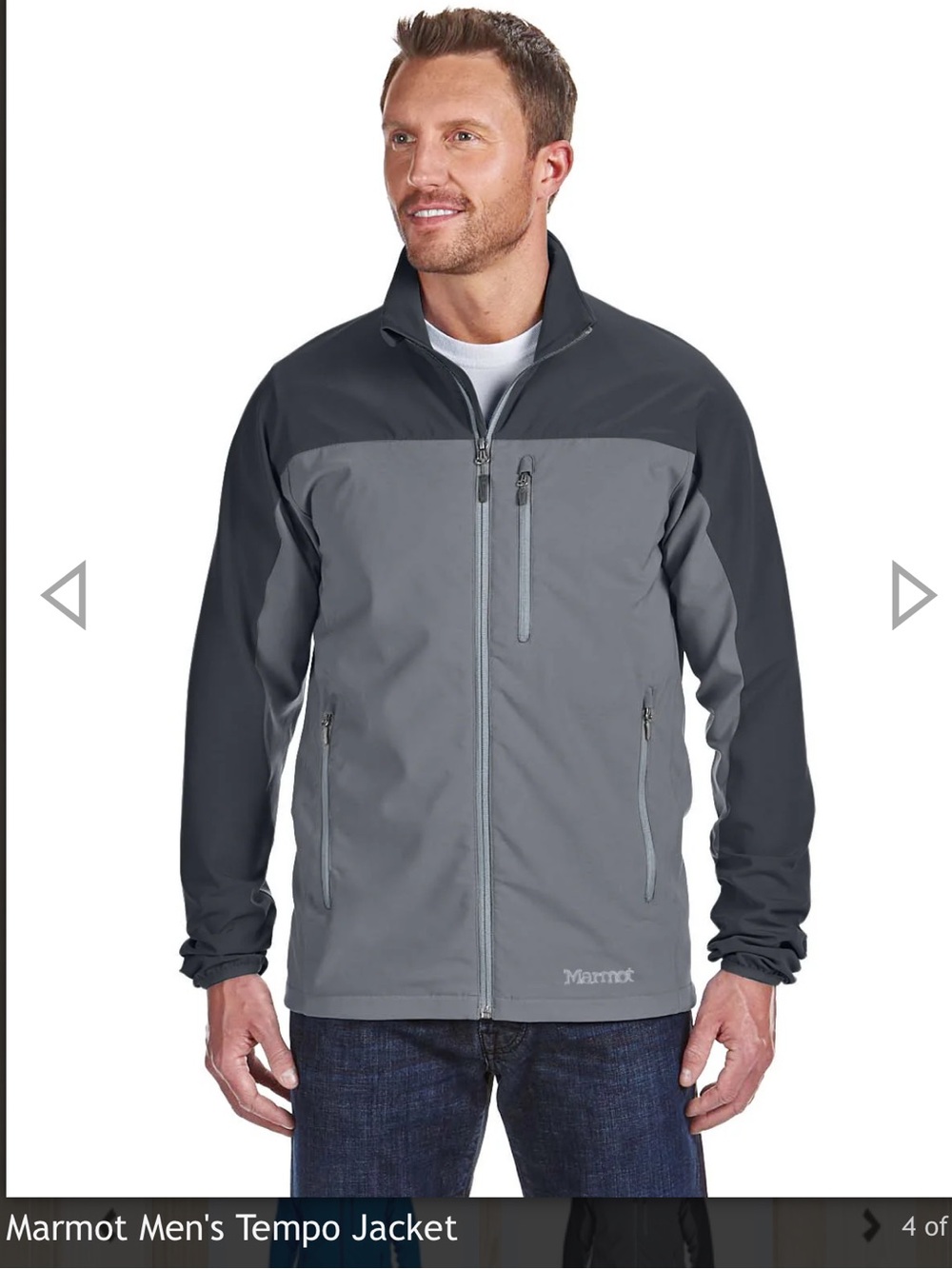 Marmot Tempo‎ Pullover Jacket. Men’s XLarge. Gray.